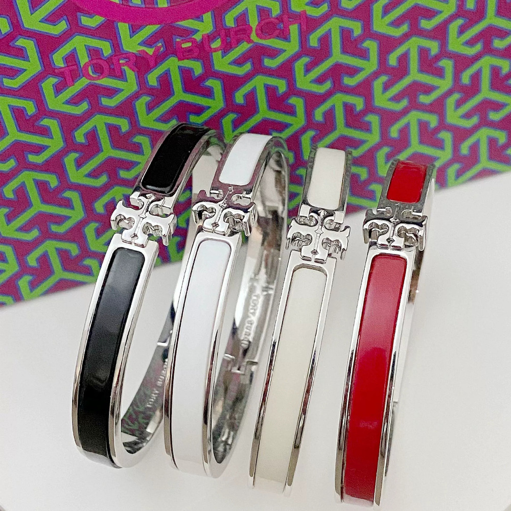 Tory Burch Initial Clasp Bracelet